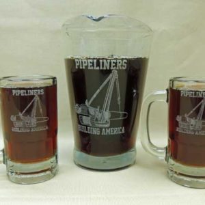 Pipeliner® Glass Pitcher and Mugs Set